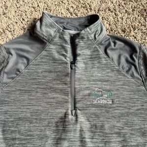 Under Armour Q-Zip Pullover Shirt Bearpath Country Club Minnesota Womens Gray S
